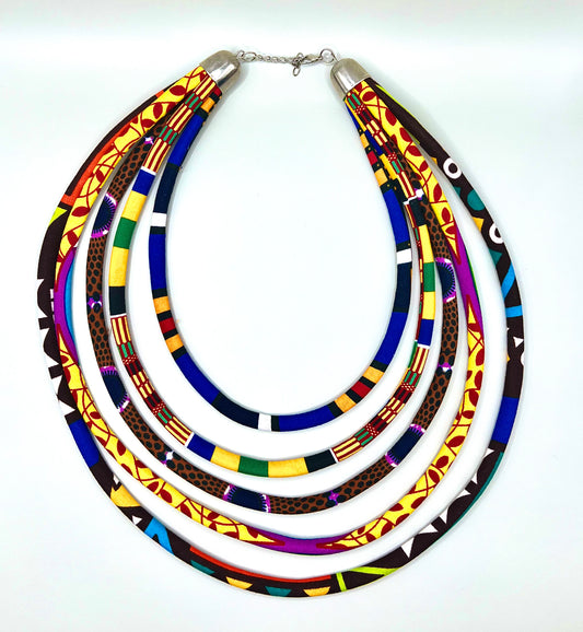 Akuba Fabric Necklace